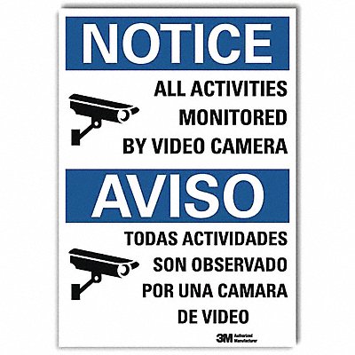 Notice Sign 14x10in Reflective Sheeting