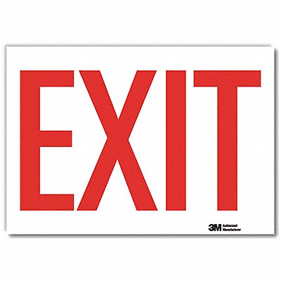 Exit Sign 10inx14in Reflective Sheeting