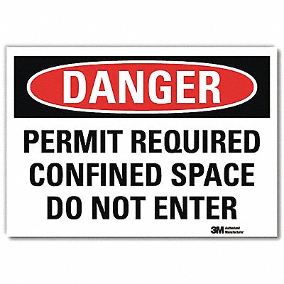 Danger Sign 10inx14in Reflctv Sheeting