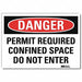 Danger Sign 7inx10in Reflective Sheeting