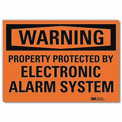 Warning Sign 5inx7in Reflective Sheeting