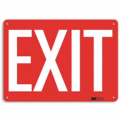 Notice Sign 7 in x 10 in Aluminum