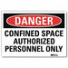Danger Sign 7inx10in Reflective Sheeting