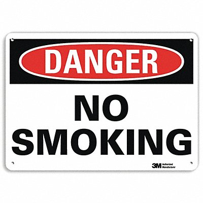 Danger Sign 7 in x 10 in Aluminum