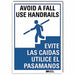 Safety Sign 10inx7in Reflective Sheeting