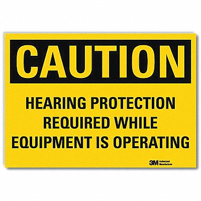 Caution Sign 10x14in Reflective Sheeting