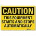 Caution Sign 5inx7in Reflective Sheeting