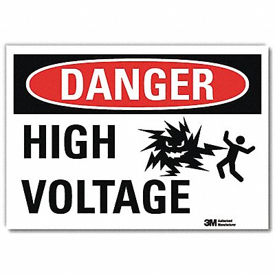Danger Sign 7inx10in Reflective Sheeting