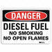 Danger Sign 7 in x 10 in Aluminum