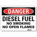 Danger Sign 5inx7in Reflective Sheeting