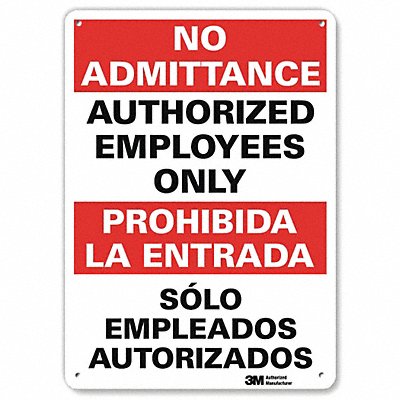 Safety Sign 10 inx7 in Aluminum