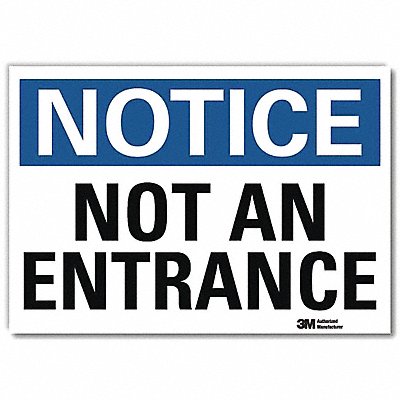 Notice Sign 5inx7in Reflective Sheeting