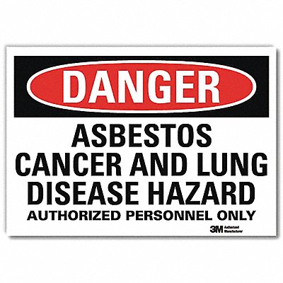 Danger Sign 7inx10in Reflective Sheeting