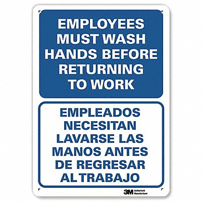 Notice Sign 14 in x 10 in Aluminum