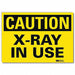 Caution Sign 7inx10in Reflctv Sheeting