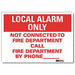 Notice Sign 14x10in Reflective Sheeting