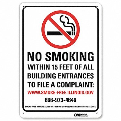Notice Sign 14 inx10 in Plastic