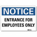 Notice Sign 7inx10in Reflective Sheeting