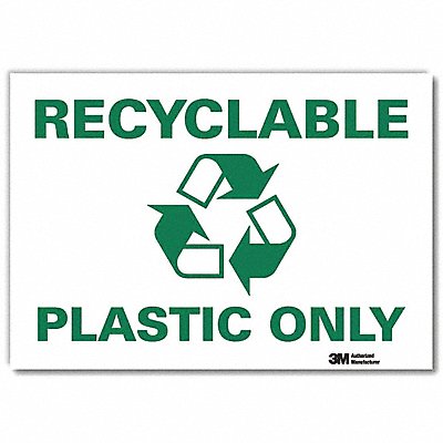 Recycling Sign 10x14in Rflctive Sheeting