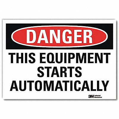 Danger Sign 7inx10in Reflective Sheeting