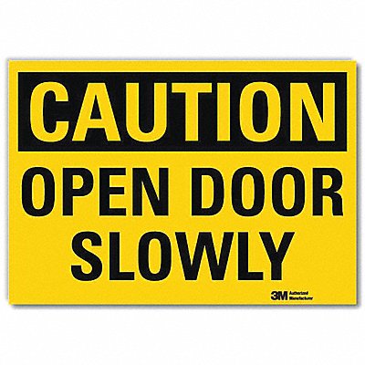 Caution Sign 10x14in Reflective Sheeting