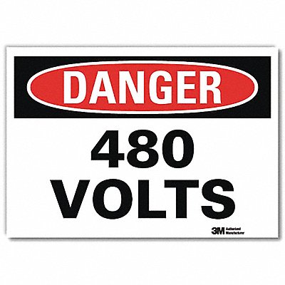 Danger Sign 10inx14in Reflctv Sheeting