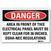 Danger Sign 7inx10in Reflective Sheeting
