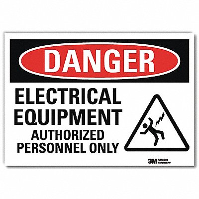Danger Sign 7inx10in Reflective Sheeting