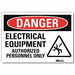 Danger Sign 7inx10in Reflective Sheeting