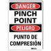 Danger Sign 14inx10in Reflctv Sheeting