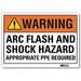 Warning Sign 7inx10in Reflctv Sheeting