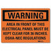 Warning Sign 7inx10in Reflctv Sheeting