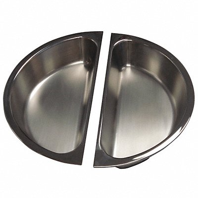 Food Pan Half Size Round 13 3/4 in Depth