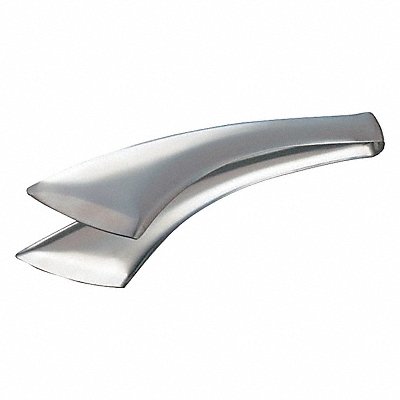 Flat Tongs 8 1/2 in L SS Silver PK3