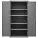 Storage Cabinet 72 x36 x24 Gray 4Shlv