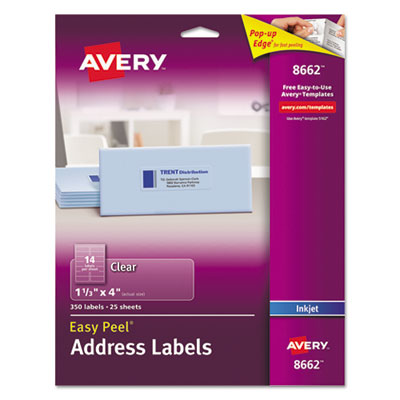 LABEL,INKJET1.33X4,350/PK