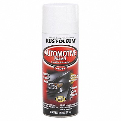 Automotive Enamel White 12 oz