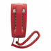 Standard Wall Phone Red Plastic