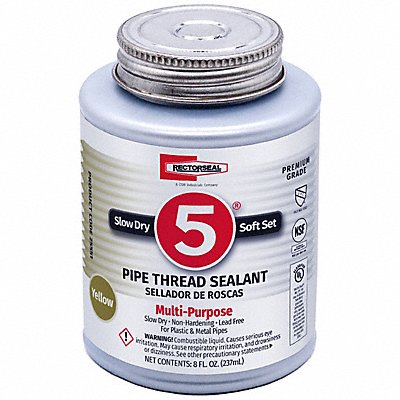 Pipe Thread Sealant 9.6076 fl oz Yellow