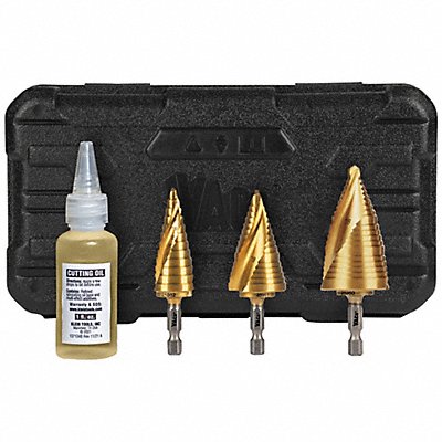 Electricians Step Drill Bit Set