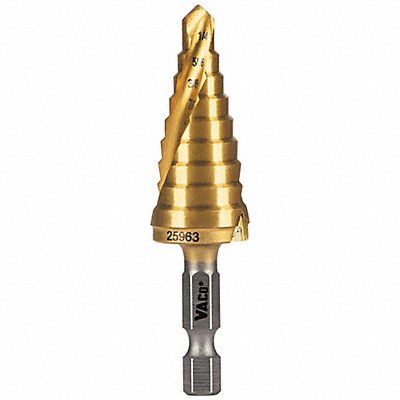 Step Drill Bit 1/4 to 3/4  VACO