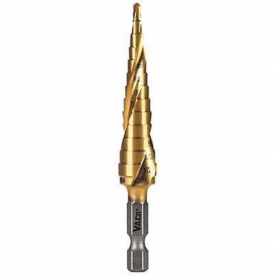 Step Drill Bit 1/8 to 1/2 VACO