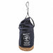 Bucket Bag Canvas Straight Wall Black