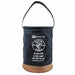 Bucket Bag Canvas Straight Wall Black