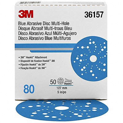 Hook-and-Loop Sand Disc 5 in Dia PK200