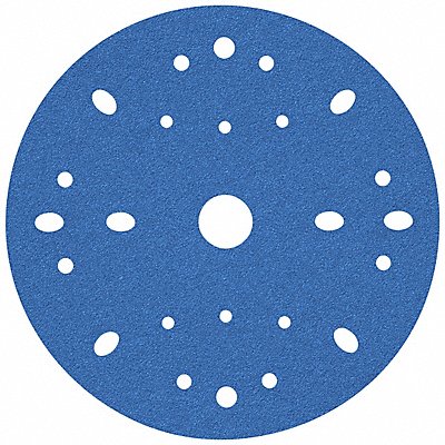 Hook-and-Loop Sanding Disc 6 dia Bl PK50