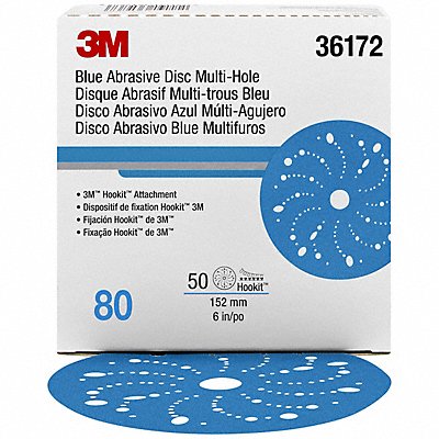 Hook-and-Loop Sand Disc 6 in Dia PK200