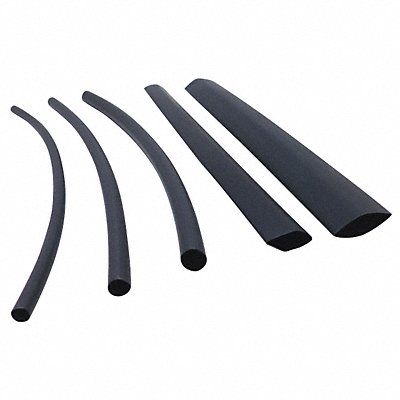 Shrink Tubing 200 ft Blk 0.807 in ID