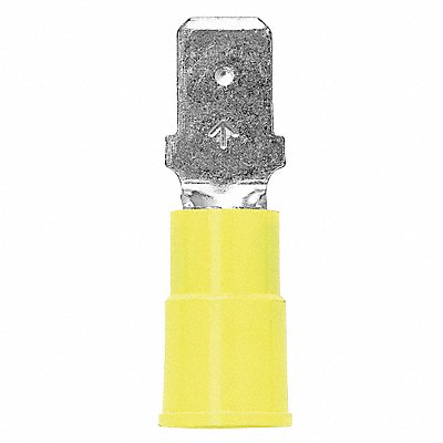 Male Disconnect Yellow 12-10AWG PK25