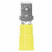 Male Disconnect Yellow 12-10AWG PK25